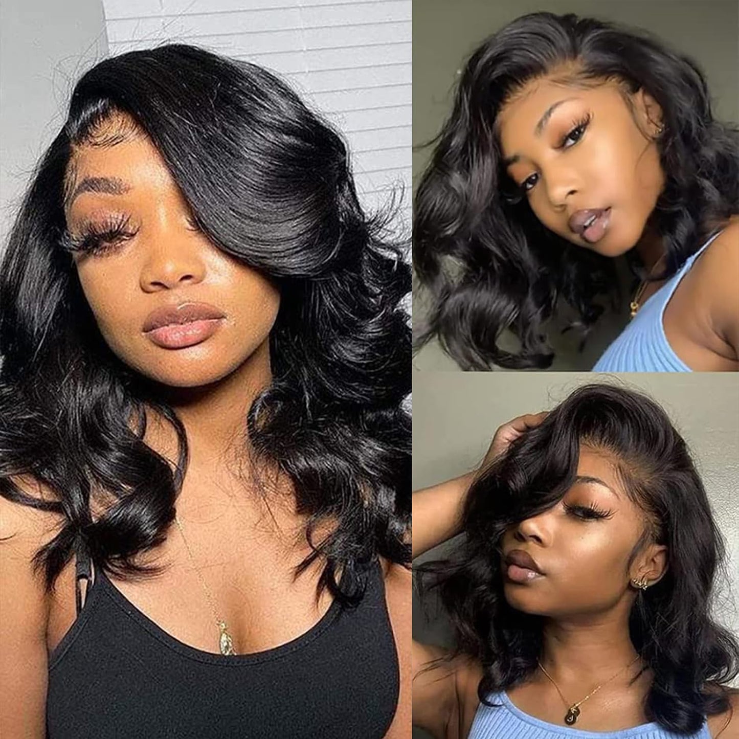 Cheveux Black Beauty 13×4 Super Double Drawn Fumi Natural Ocean Wave Wig