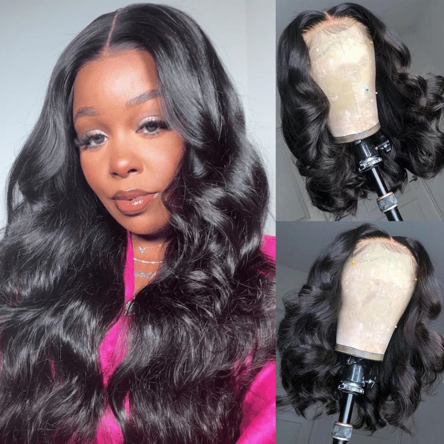 Cheveux Black Beauty 13×4 Super Double Drawn Fumi Natural Bouncy Wig